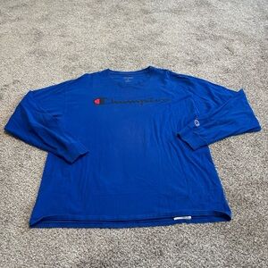 Champion Royal Blue Long Sleeve Tee